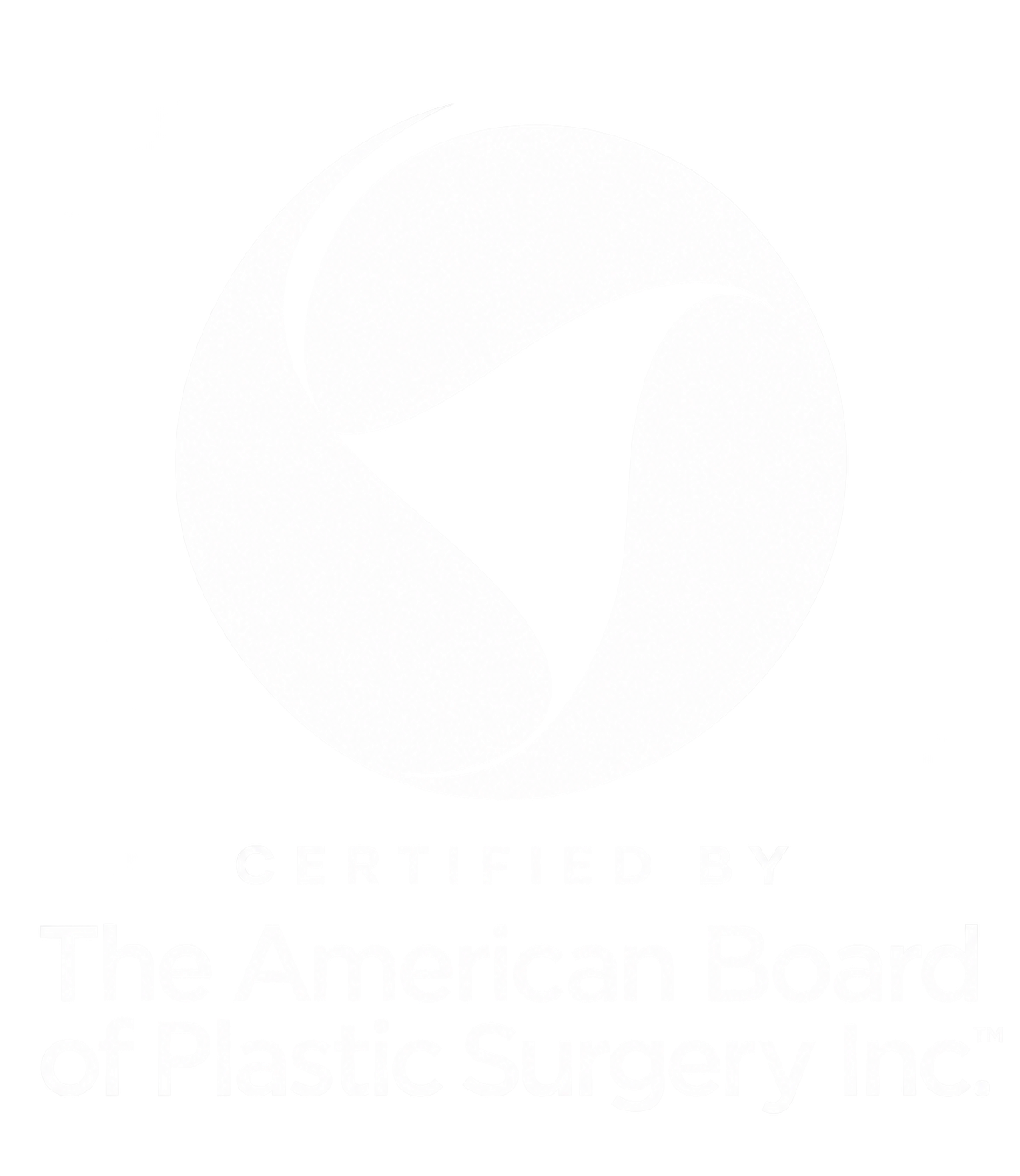 Certified by The American Board of Plastic Surgery, Inc.